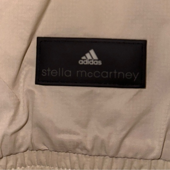 Adidas by Stella McCartney women’s cream nylon 3 zip front lightweight jacket S - Picture 11 of 14